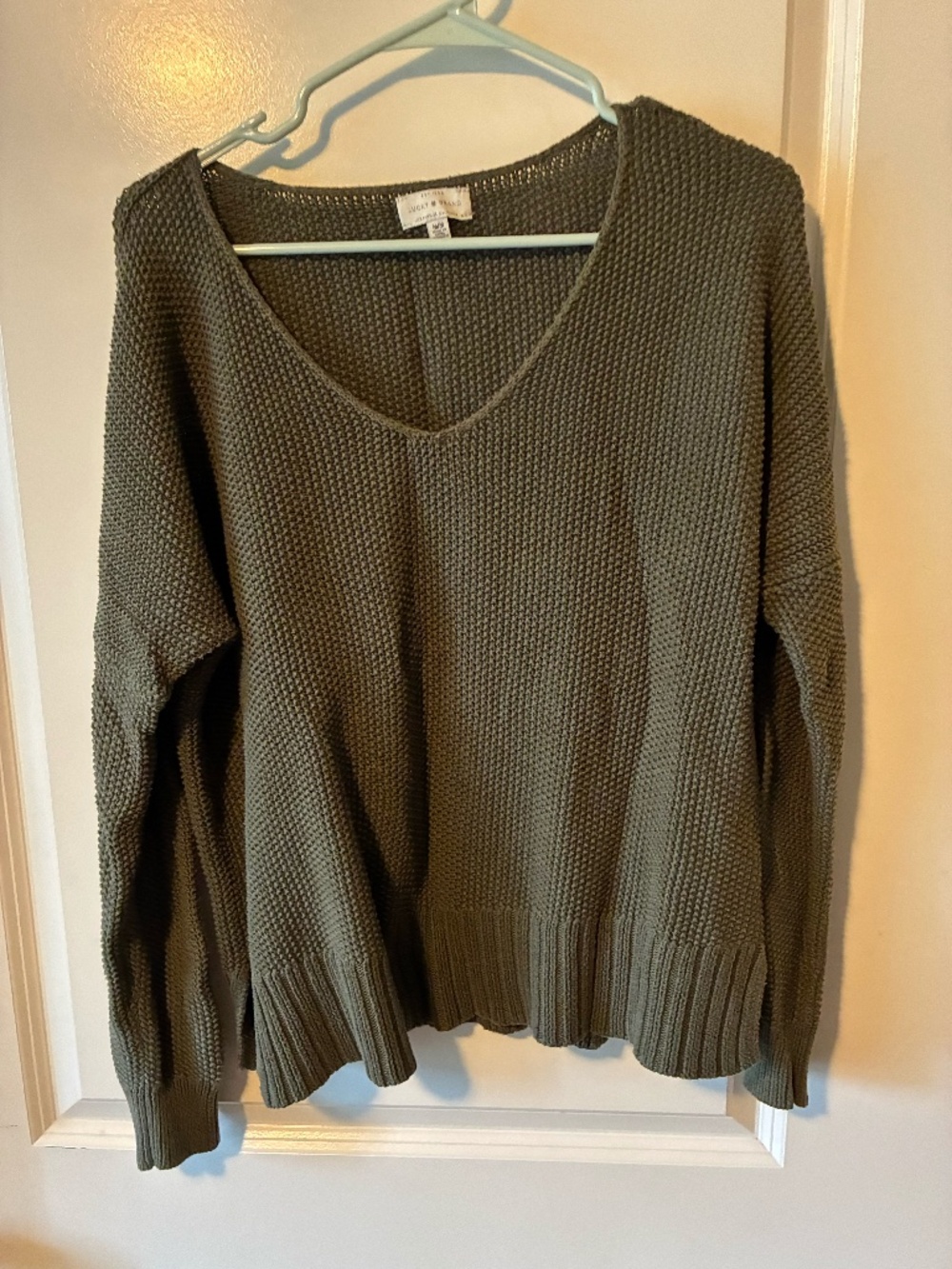 Lucky Brand V Neck Sweater (with small hole)